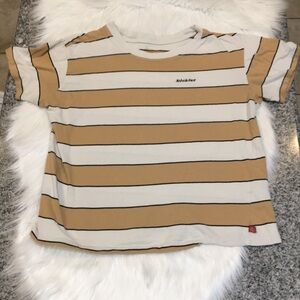 4/$20 Dickies striped crop top